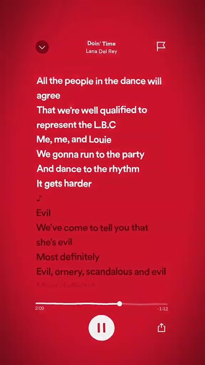 Lana Del Rey - Doin' Time (sped up)