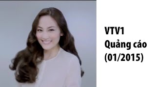 Quảng cáo trên kênh VTV1 tháng 1 năm 2015