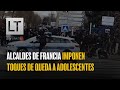 Alcaldes de Francia imponen toques de queda a adolescentes ante alza de episodios de violencia