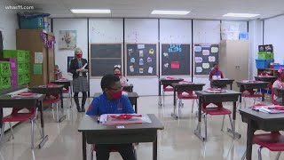 JCPS classrooms ready for students, if the board votes to go back