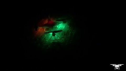 Syma x5c-1 Indoor flight test - night  [60fps]
