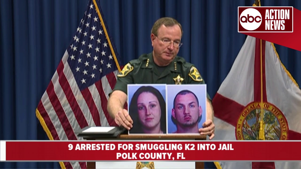 9 arrested for smuggling K2 into jail | presser