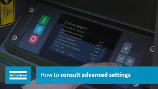 How to consult advanced settings on a Xc2004 controller
