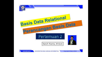 Basis Data Relational dan Perancangan Basis Data