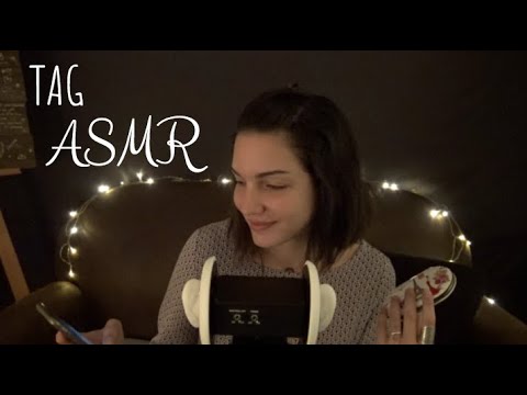 TAG ASMR * Je réponds aux 25 questions 💤 Multi déclencheurs