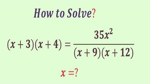 A  Nice Mathematics algebra problem |Olympiad Question |  A trick to Solving this equation | x=?