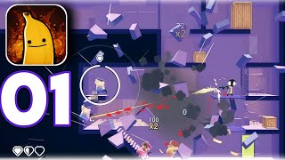 My Friend Pedro - Gameplay Walkthrough Part 1 - Level 1-7 (Android, iOS)