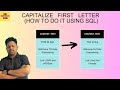 SQL Challenge: Capitalize first letter of every word