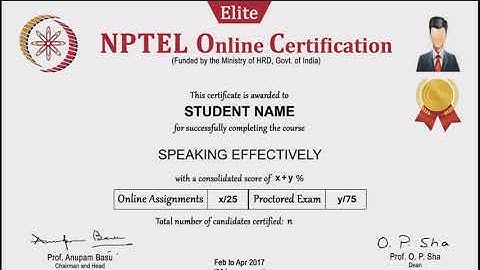 Speaking Effectively | Week 1 : Assignment 1