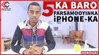 5 Ka Baro Farsamooyinka Qarsoon Ee Iphone-Ka