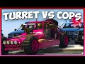 GTA RP | TROLLING COPS WITH TURRET - Redline RP