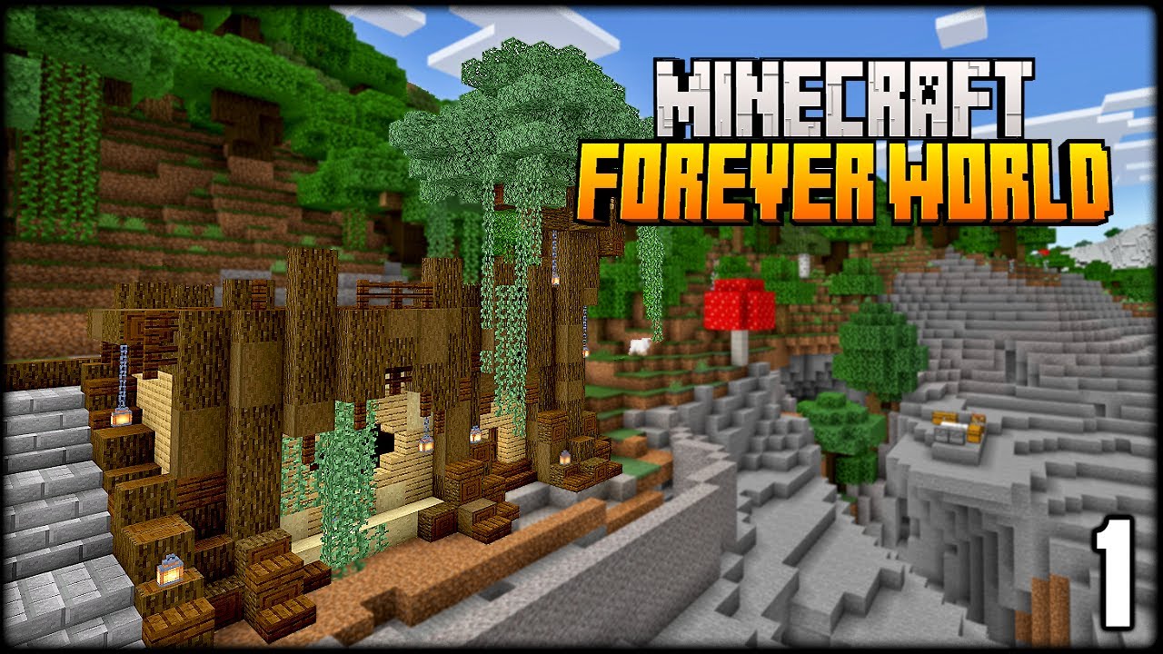 Starting My Forever World in Minecraft #1 - YouTube
