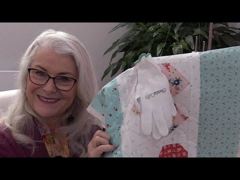 Do You Really Need Quilting Gloves? Quilting Demonstration and Money Saving  Tip! 