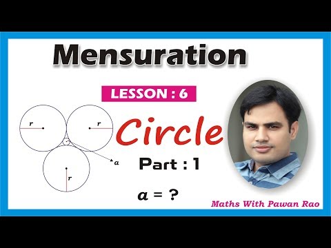 #MENSURATION_[ Circle ] in Hindi & English ( PART - 1 ) - Problems & Solutions for SSC, CDS  ,KVS