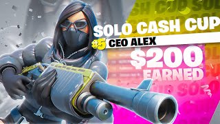 How I placed 5th in the SOLO CASH cup AGAIN ($200) 🏆