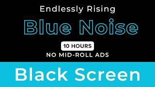 Blue Noise & Shepard Tone for Deep Calm | Black Screen Relaxation, No Mid-Roll Ads