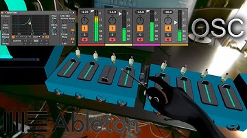 Playing Ableton Live from PatchWorld VR via OSC