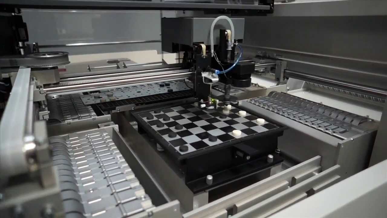 Станок для микроэлектронной промышленности играет в шашки, Electrontech 2013