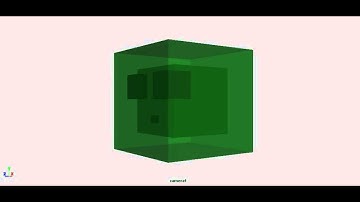 Minecraft Slime Model (Maya 2009)