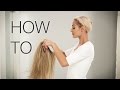 How to put on a wig  its easy watch