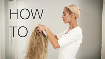 How to Put on a Wig - Its easy, watch video!