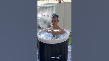 Experience true muscle recovery with our portable ice bath!  #health #icebath #recovery