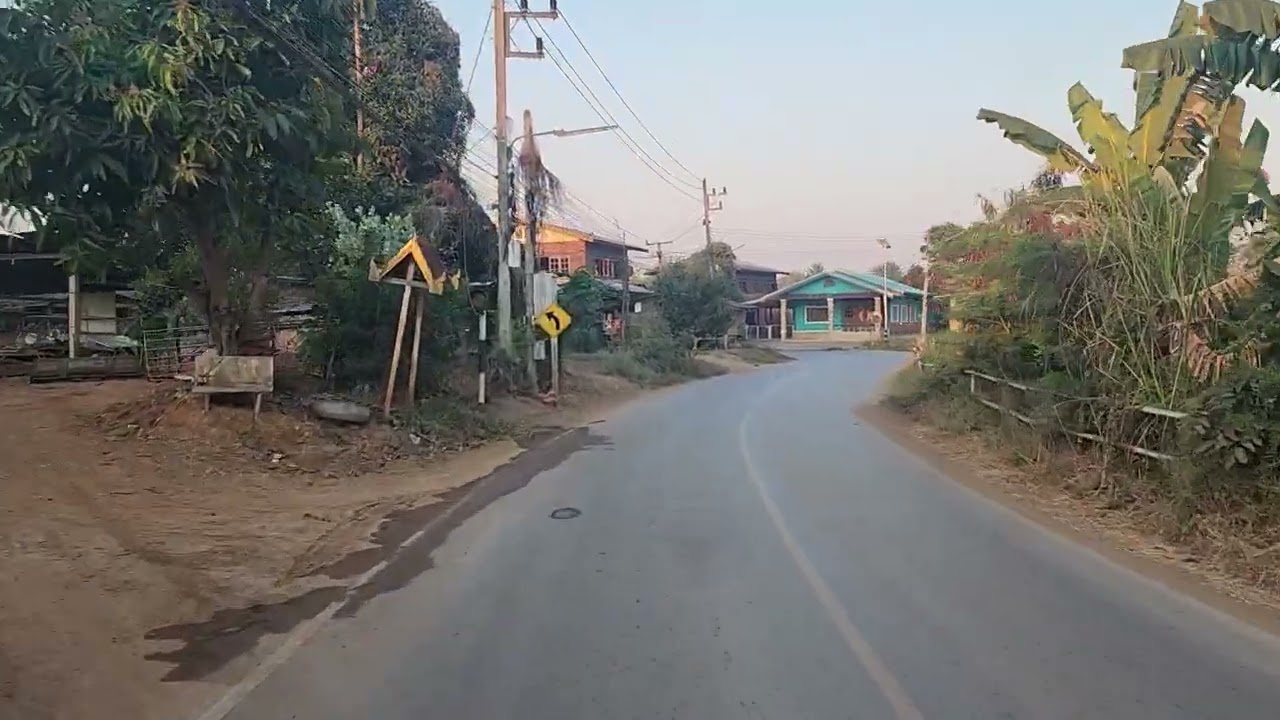 Going through village south of Lom Sak, Feb. 7, 2026