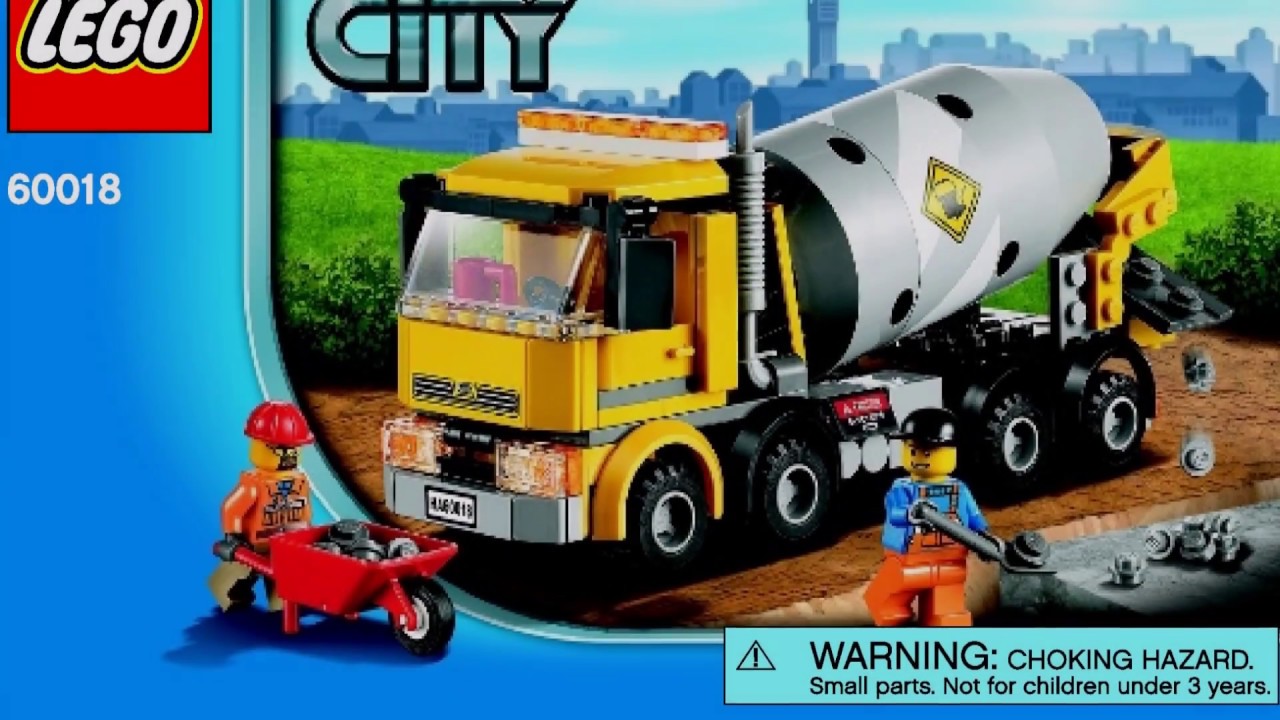 lego city cement truck