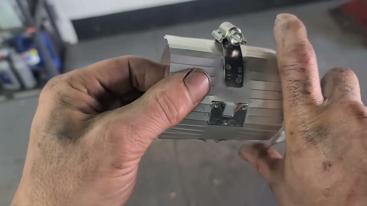 Простой ремонт гибкой выхлопной трубы своими руками