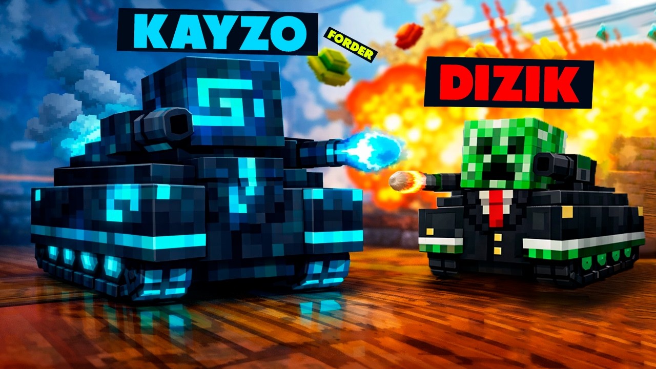 Minecraft lekin Tanklarga aylanamiz!