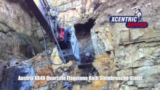 Austria XR40 Quartzite Flagstone Rath Steinbruche Stainz  Xcentric Ripper