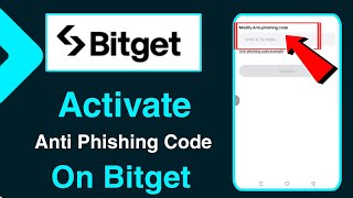 🔐 How to Add Anti-Phishing Code on Bitget ✅ | Secure Your Account Step-by-Step (2025) 🛡️📲