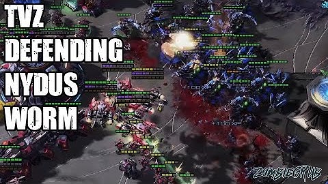 TvZ Defending Nydus Roach All-In