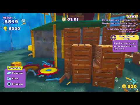 [14] Glass Shatter Party - Derby (Quest) | SpongeBob SquarePants: The Patrick Star Game Blind Playth