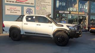 Toyota Hilux Fitted With 17Inch Tuff T14 Rims Walk Around