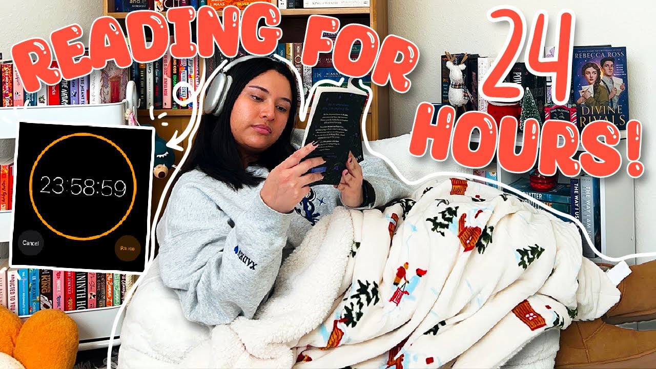 ATTEMPTING To Read For 24 HOURS!⏰📚 | Spoiler Free Reading Vlog - YouTube