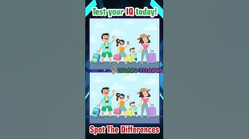 Spot the difference #brainlearning #braintraining #findthedifference