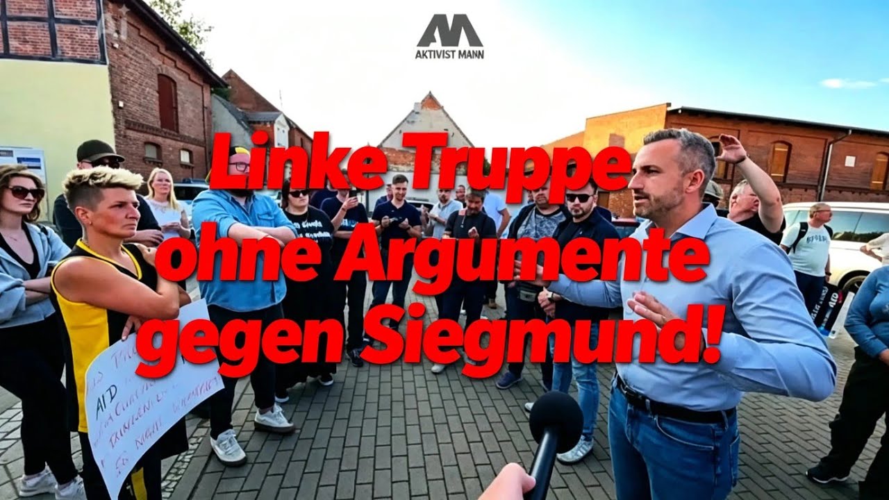 Linke Demo 😱 kontert Siegmund und VERLIERT!