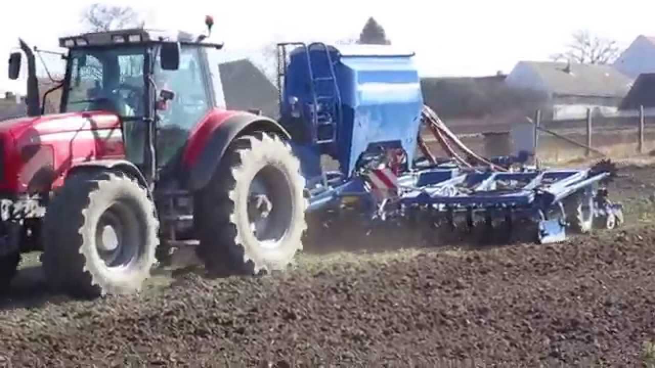 DEMCO Köckerling Vitu 600 - setí jarního ječmene v mokré půdě