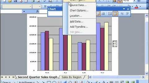 Excel 2003 Tutorial Changing the Chart Sub type Microsoft Training Lesson 22.1