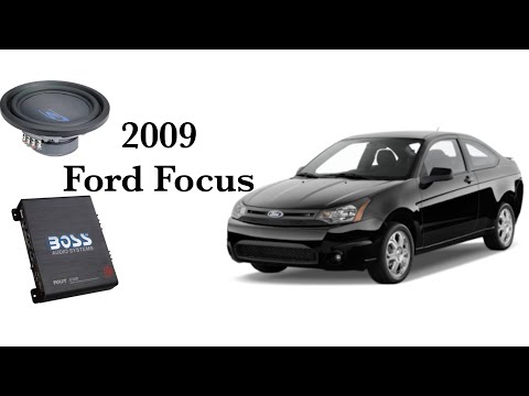 Installing an Aftermarket Subwoofer into a 2009 Ford Focus