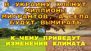 Изменения климата. В Украину хлынут миллионы мигрантов. Села будут вымирать