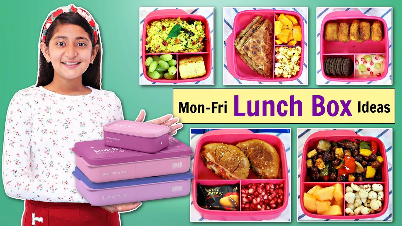 5 Tiffin Recipes | School LUNCH BOX Ideas - टिफ़िन  l CookWithNisha | Cook With Nisha