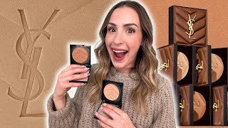 YSL ALL HOURS HYPER BRONZE 🤎 Best new bronzer 2024? Light Sepia & Buff Dune | Swatches & Review