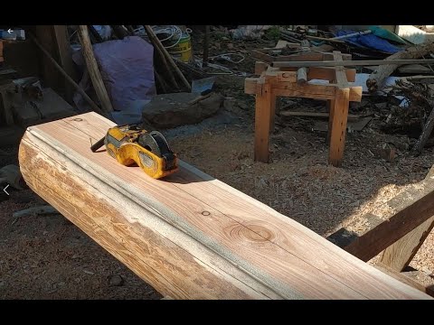 Wood 38 - 한옥목수,먹줄 사용법,먹통,한옥,목수,목공,전통,나무 - YouTube