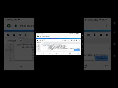 Design Concept: Print odd and even numbers using 2 threads (Multi-threading)