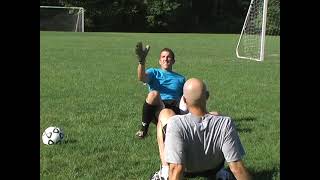 "Soft Hands" is a great soccer goalie drill used as a warm-up exercise soccer coaches should use. screenshot 2
