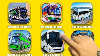 Bus Games Coach Bus Simulator,Bus Simulator India,Mini Coach Bus Simulator,Bus Simulator EVO screenshot 1
