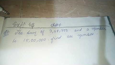 #class-5th#chapter-4#Operation with Large number#exercise-4B(part-1)