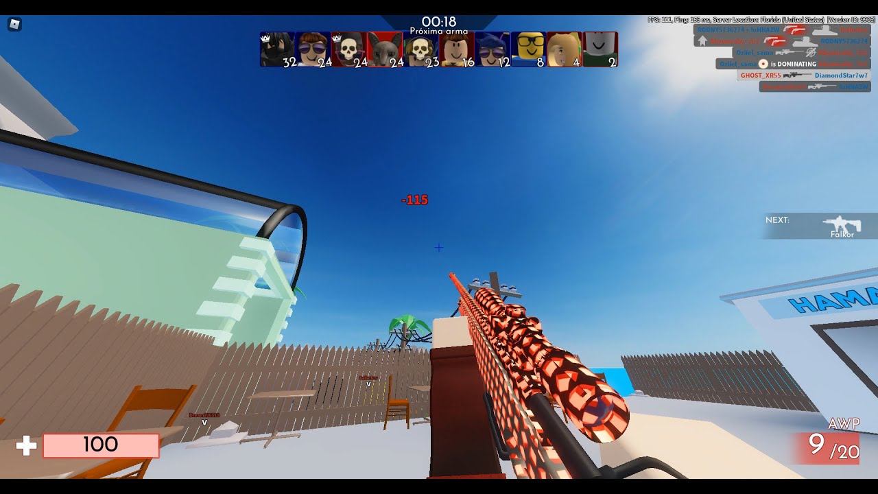 KILLING A HACKER ON ARSENAL - Roblox